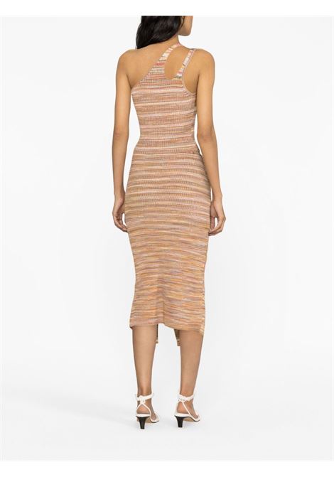 Brown Paris space-dye knitted skirt - women SIMKHAI | 2233010KCRLSPCDY